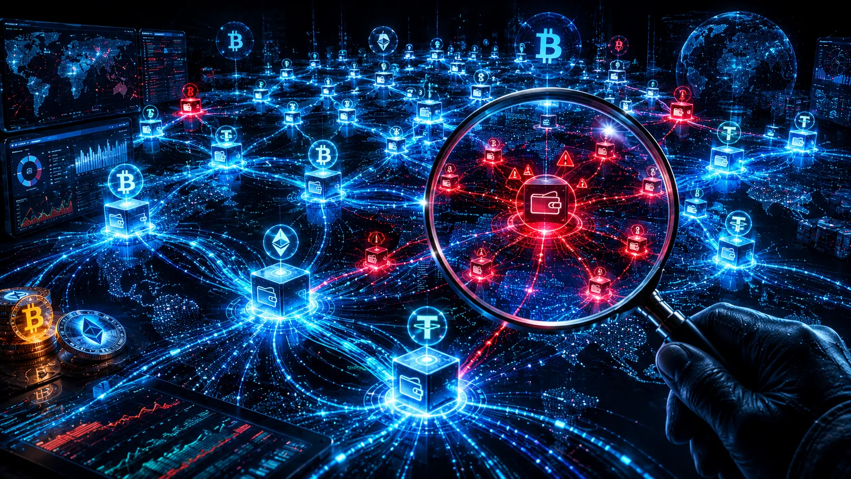 Bitcoin tracing blockchain forensics workflow